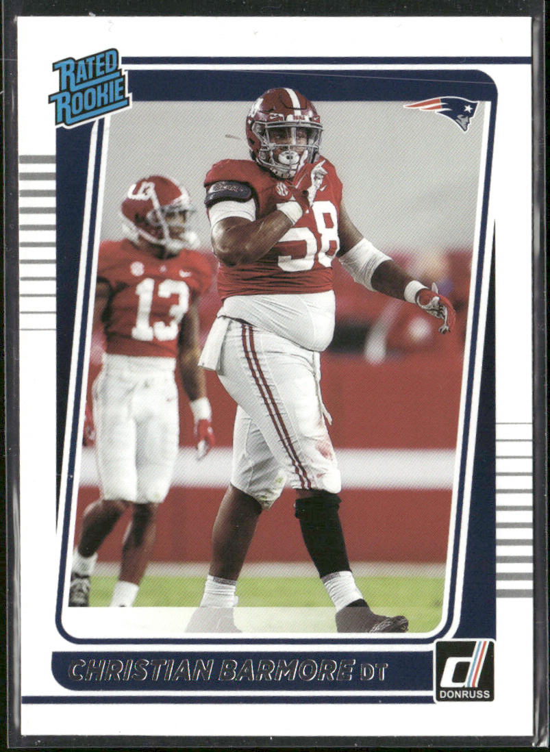 Christian Barmore 2021 Donruss #349 RC New England Patriots