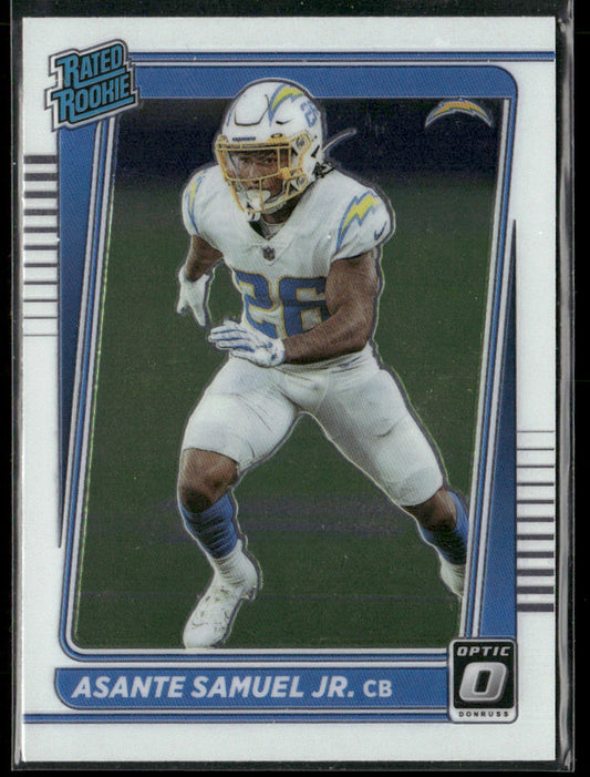 Asante Samuel Jr. 2021 Donruss Optic #272 RC Los Angeles Chargers