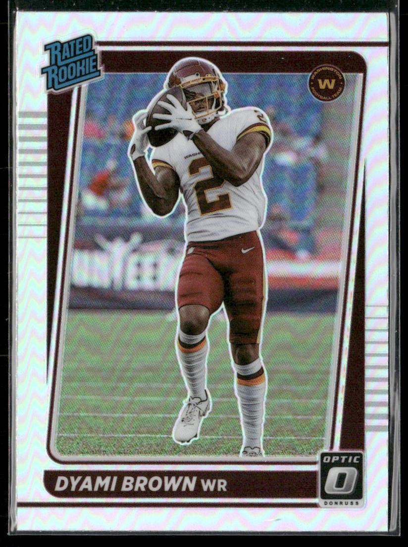 Dyami Brown 2021 Donruss Optic Holo #223 RC Washington Football Team front