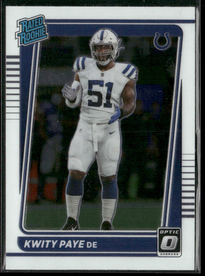 Kwity Paye 2021 Donruss Optic #248 RC Indianapolis Colts