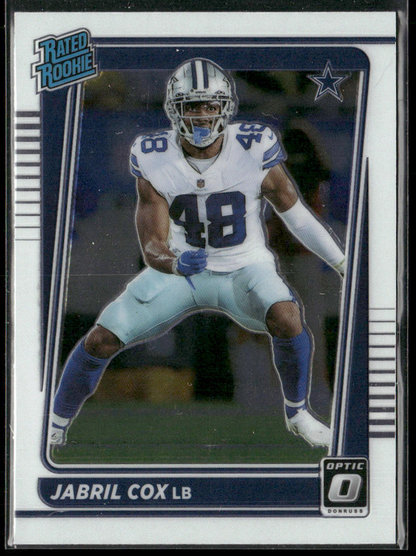 Jabril Cox 2021 Donruss Optic #286 RC Dallas Cowboys
