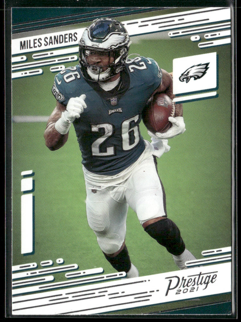 Miles Sanders 2021 Panini Prestige #111 Philadelphia Eagles
