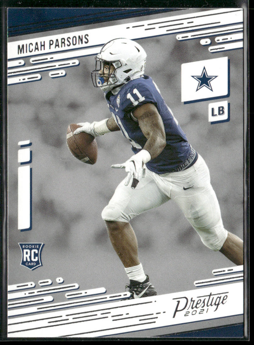 Micah Parsons 2021 Panini Prestige #244 RC Dallas Cowboys