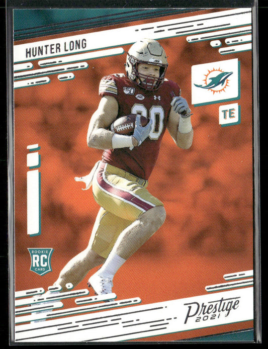 Hunter Long 2021 Panini Prestige #271 RC Miami Dolphins