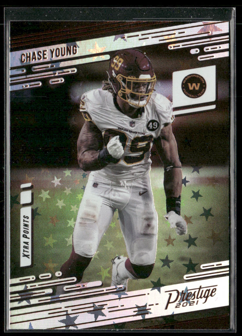 Chase Young 2021 Panini Prestige Xtra Points Astral #155 Washington