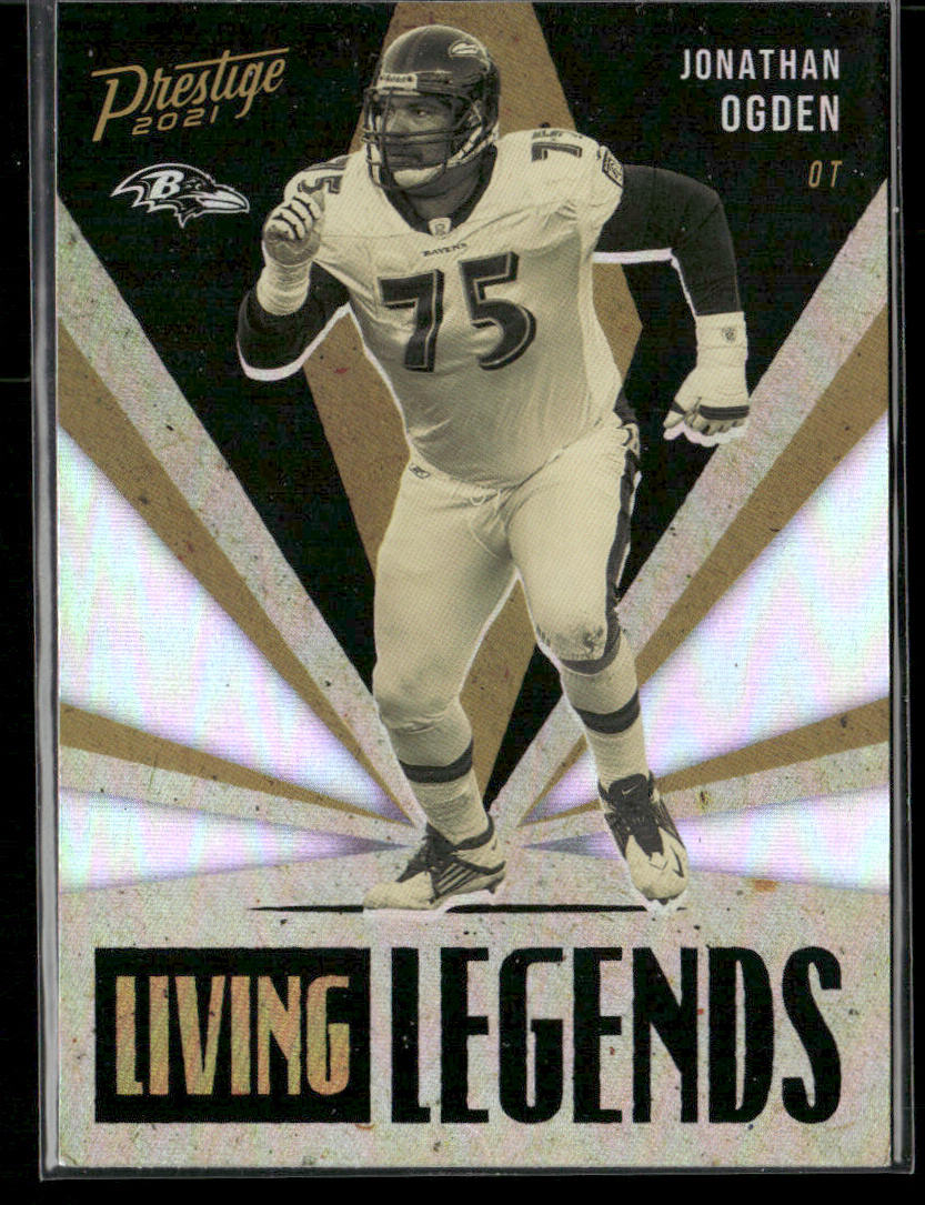Jonathan Ogden 2021 Panini Prestige Living Legends #LL-10 Baltimore Ravens