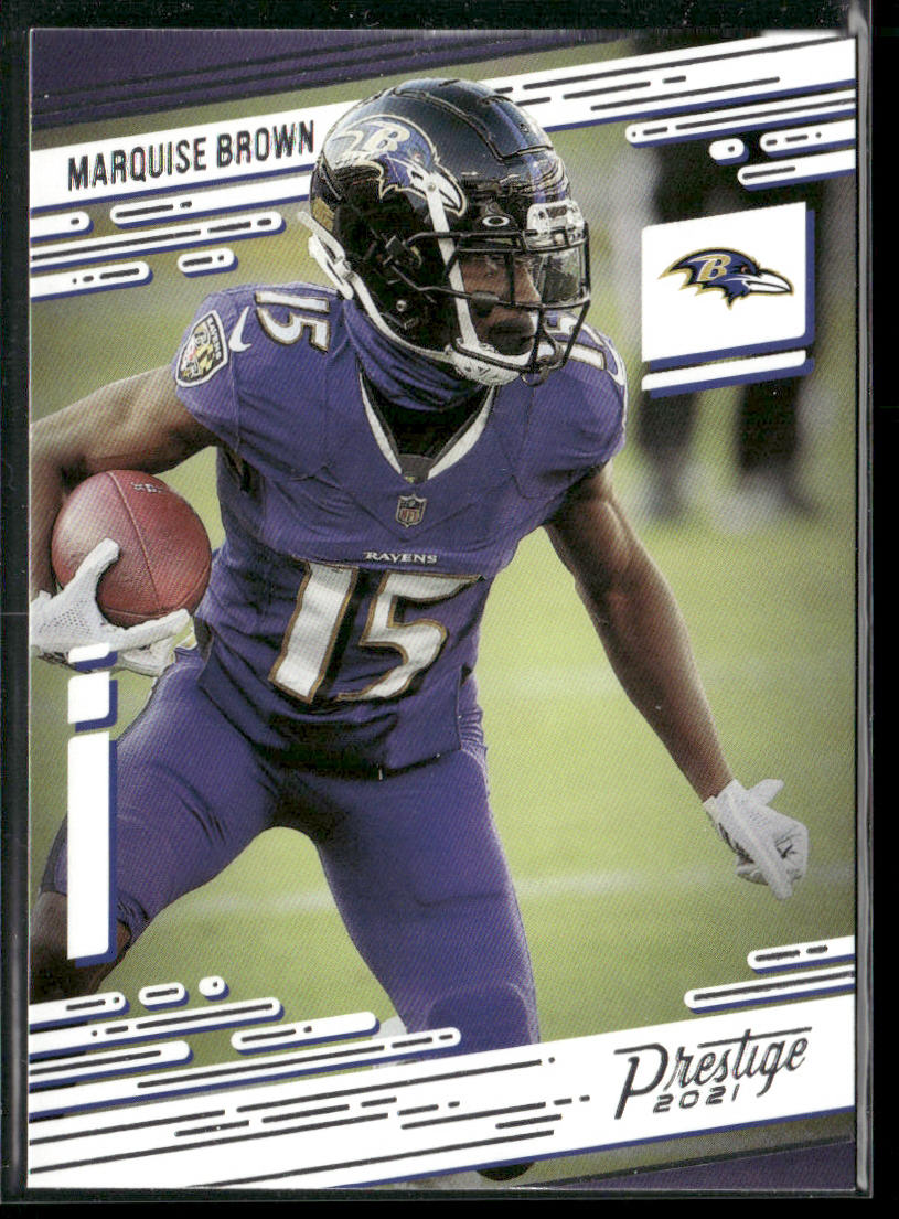 Marquise Brown 2021 Panini Prestige #20 Baltimore Ravens