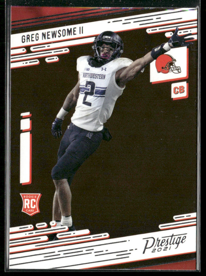 Greg Newsome II 2021 Panini Prestige #263 RC Cleveland Browns