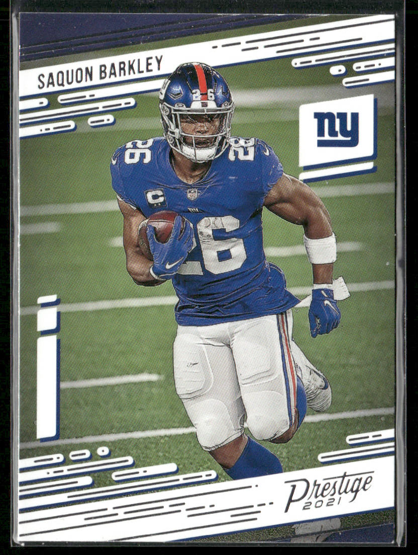 Saquon Barkley 2021 Panini Prestige #60 New York Giants