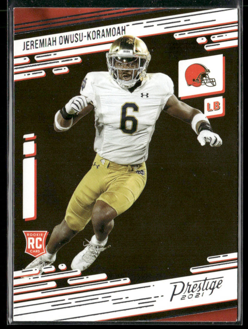 Jeremiah Owusu-Koramoah 2021 Panini Prestige #249 RC Cleveland Browns