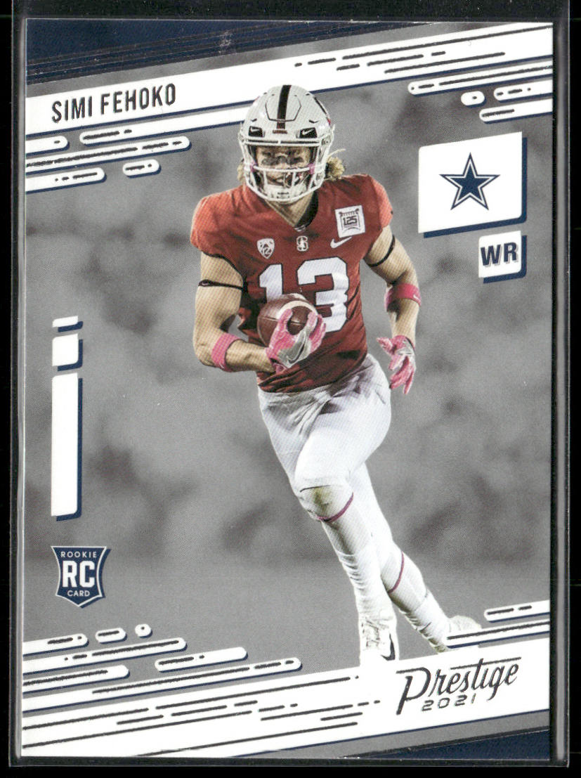 Simi Fehoko 2021 Panini Prestige #286 RC Dallas Cowboys