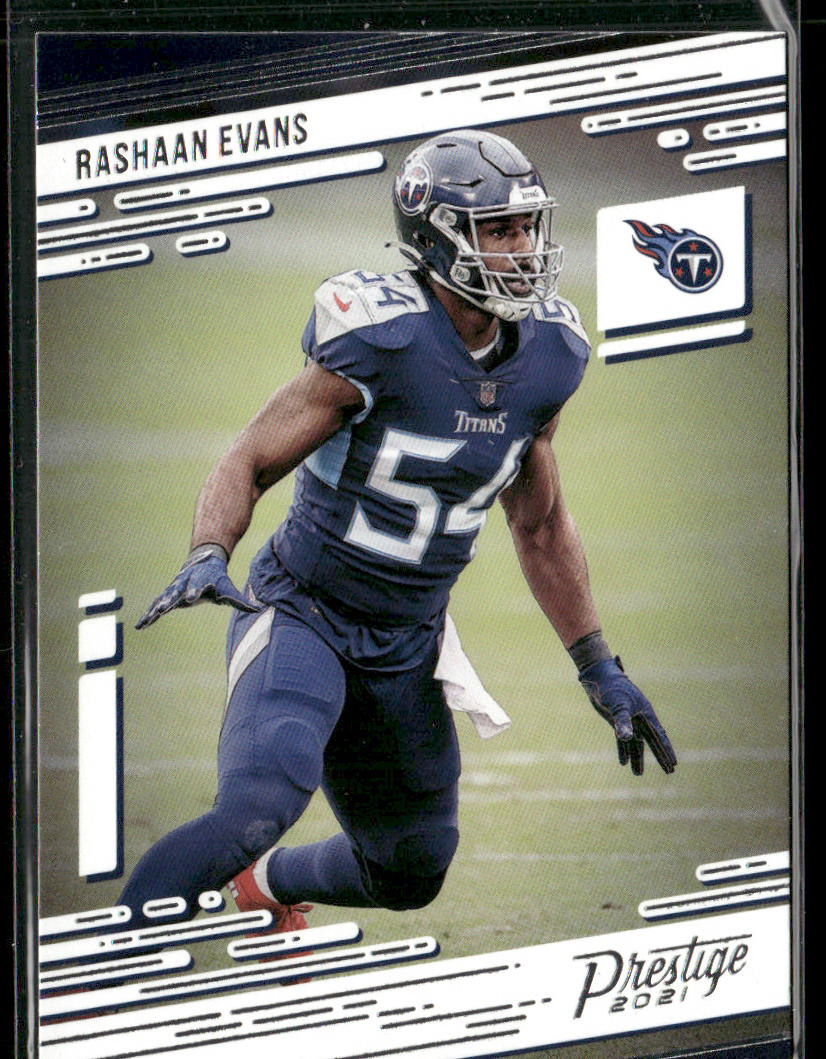 Rashaan Evans 2021 Panini Prestige #180 Tennessee Titans