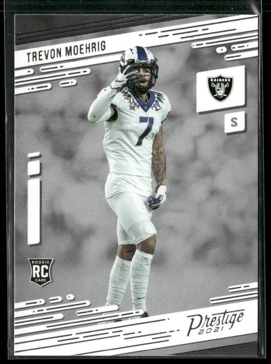 Trevon Moehrig 2021 Panini Prestige #250 RC Las Vegas Raiders