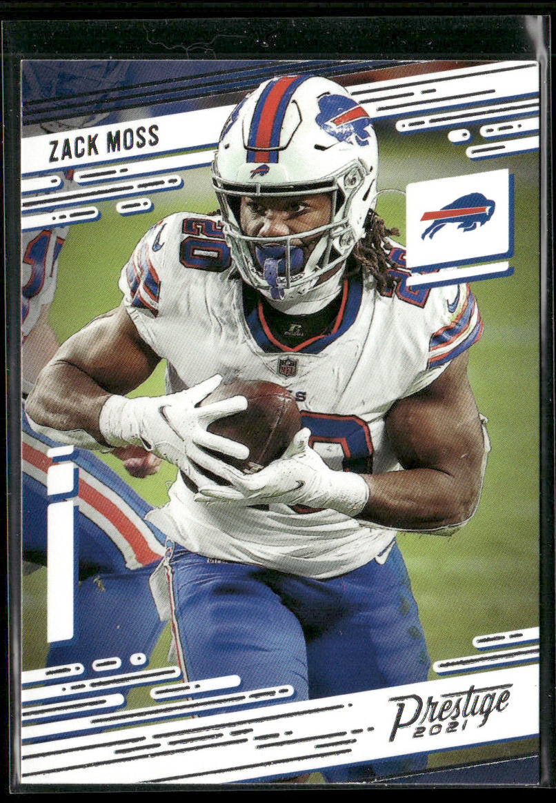 Zack Moss 2021 Panini Prestige #17 Buffalo Bills