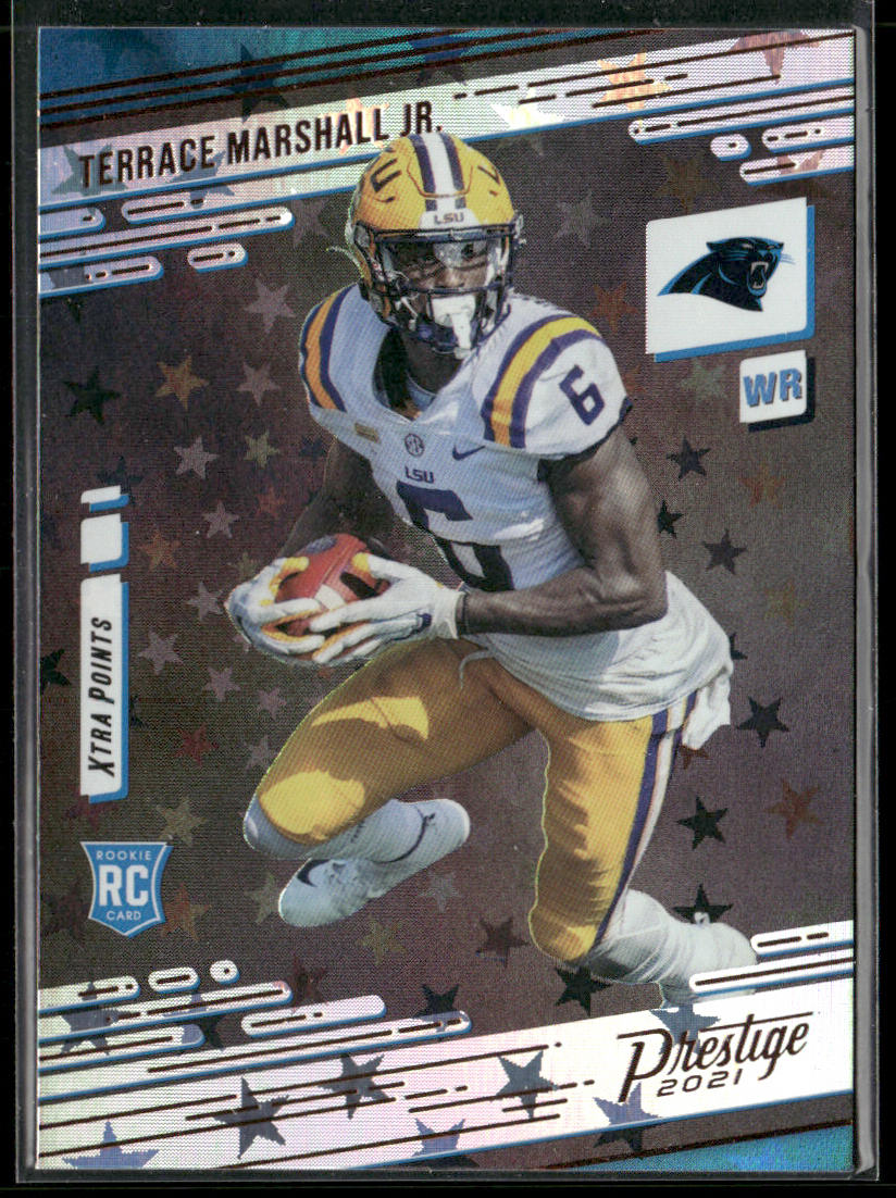 Terrace Marshall Jr. 2021 Panini Prestige Xtra Points Astral #216 RC Panthers