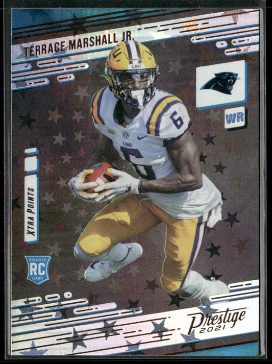 Terrace Marshall Jr. 2021 Panini Prestige Xtra Points Astral #216 RC Panthers