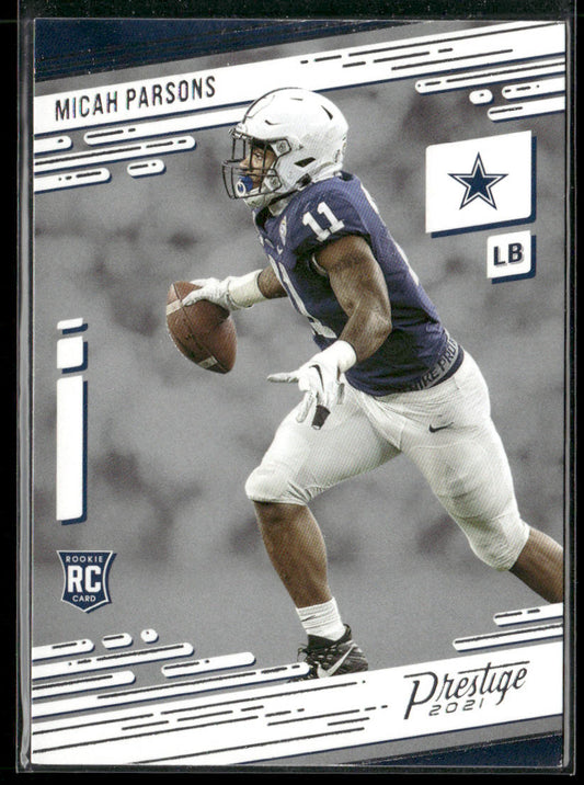 Micah Parsons 2021 Panini Prestige #244 RC Dallas Cowboys front