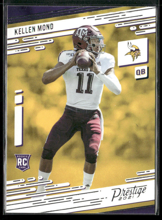 Kellen Mond 2021 Panini Prestige #206 RC Minnesota Vikings