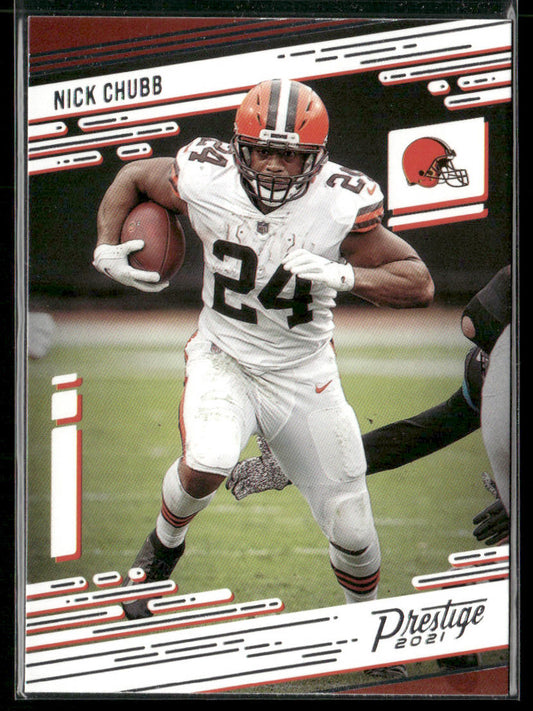 Nick Chubb 2021 Panini Prestige #123 Cleveland Browns