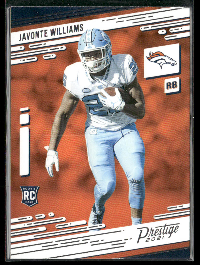 Javonte Williams 2021 Panini Prestige #226 RC Denver Broncos