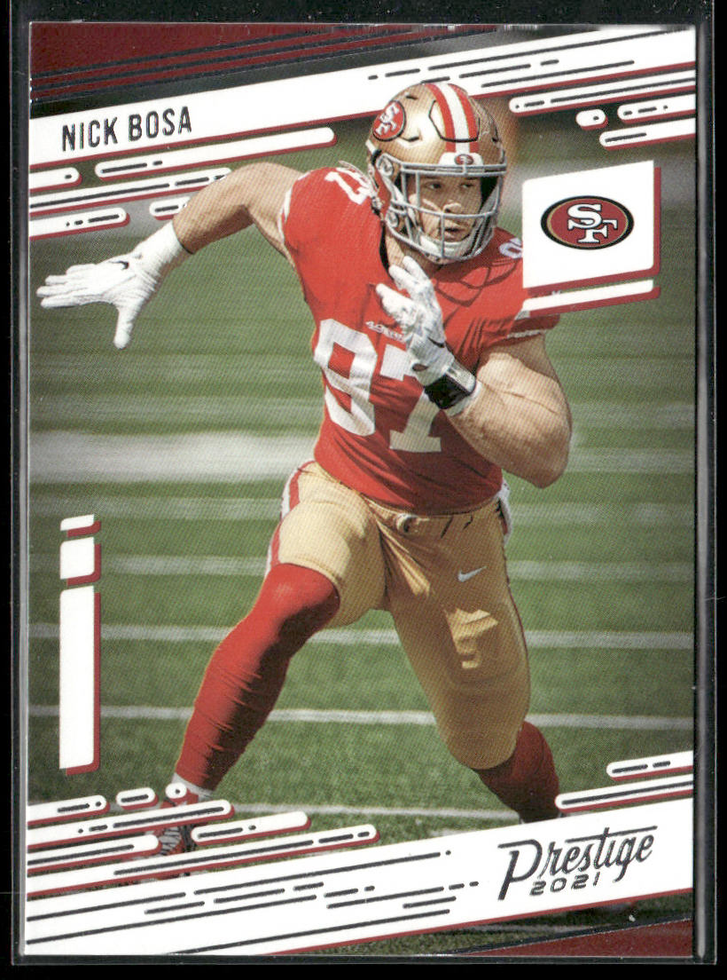 Nick Bosa 2021 Panini Prestige #149 San Francisco 49ers front