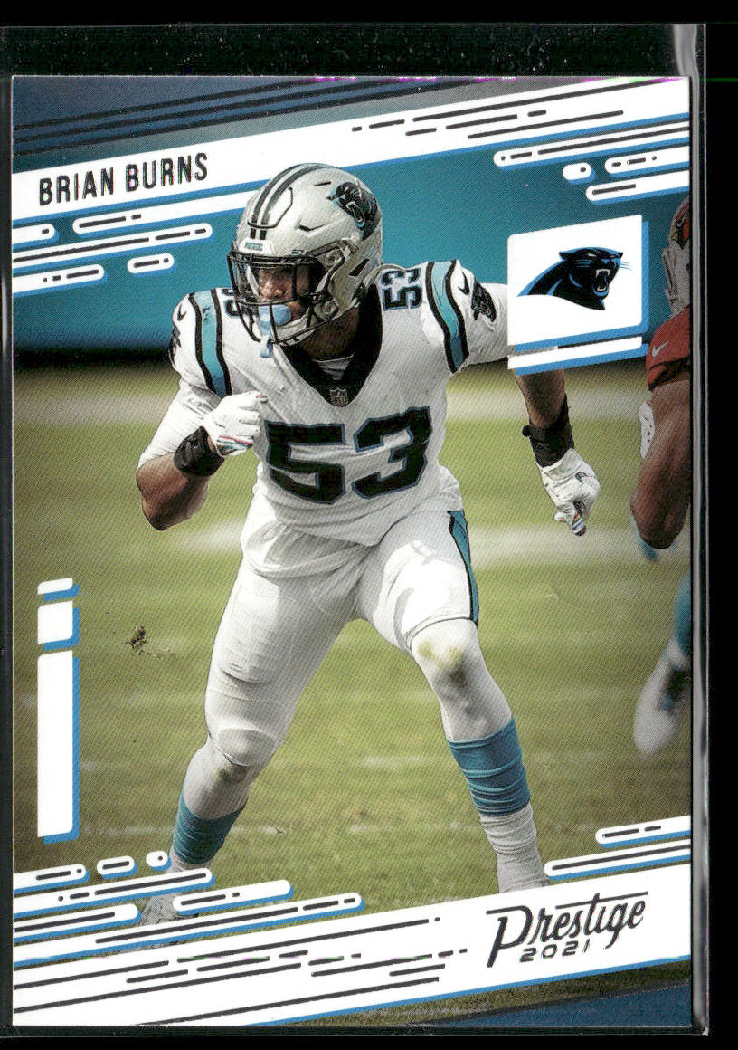 Brian Burns 2021 Panini Prestige #79 Carolina Panthers