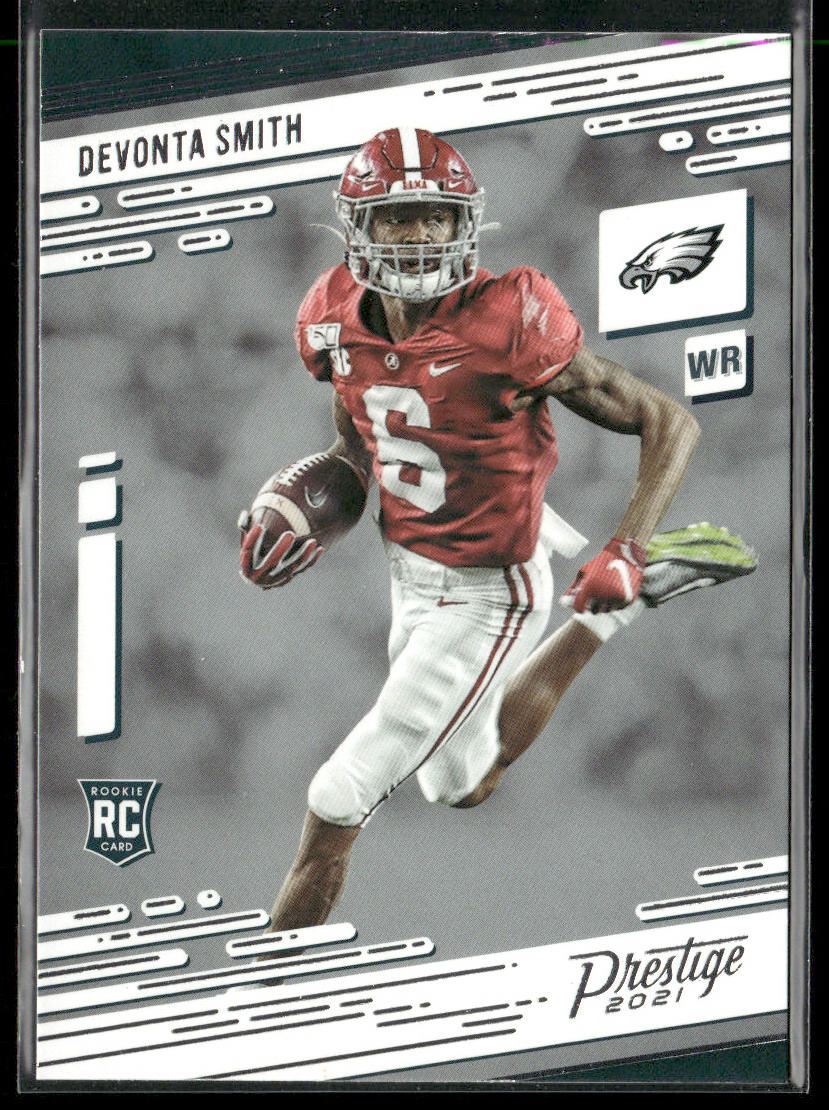DeVonta Smith 2021 Panini Prestige #211 RC Philadelphia Eagles