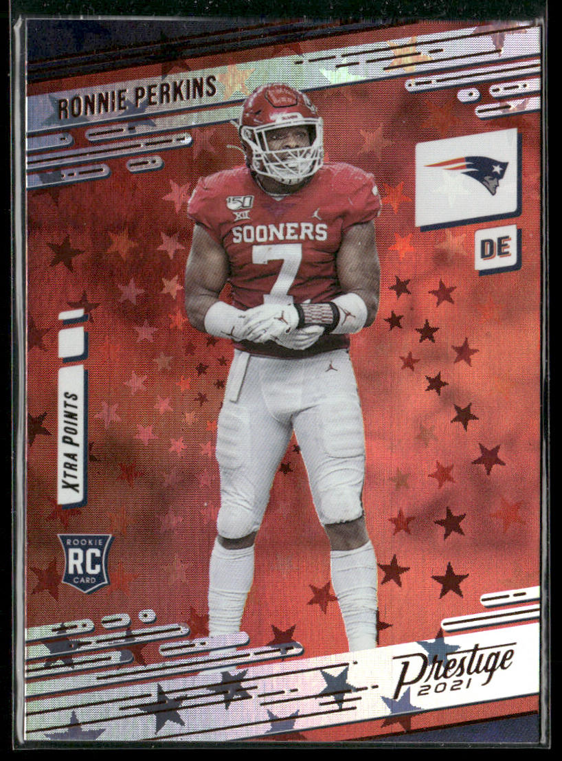 Ronnie Perkins 2021 Panini Prestige Xtra Points Astral #254 RC Patriots
