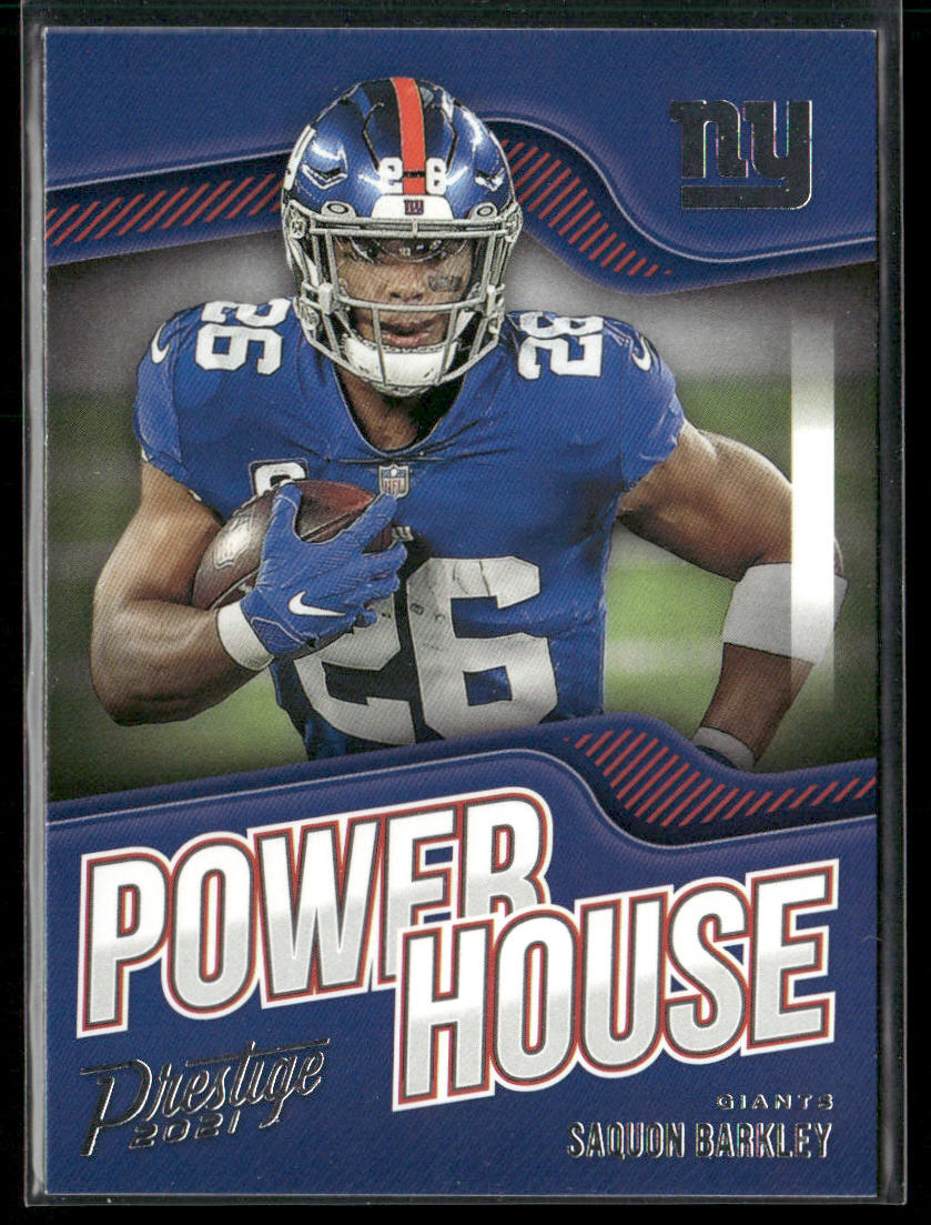 Saquon Barkley 2021 Panini Prestige Power House #PH-SB New York Giants
