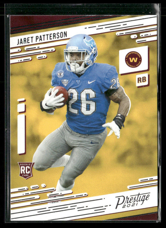 Jaret Patterson 2021 Panini Prestige #231 RC Washington Football Team