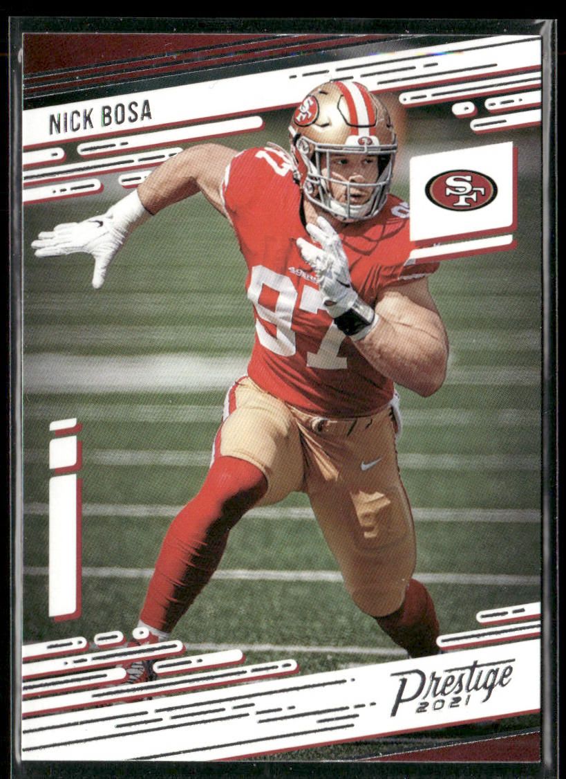 Nick Bosa 2021 Panini Prestige #149 San Francisco 49ers front