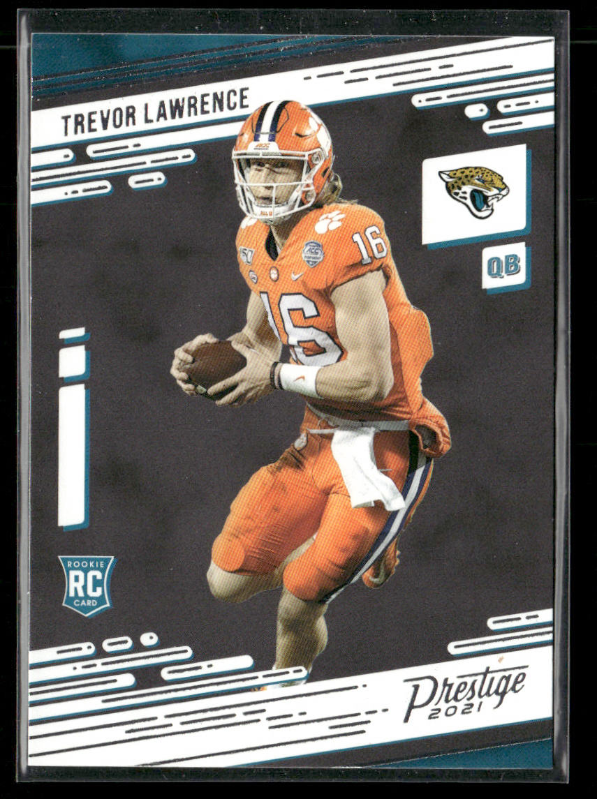 Trevor Lawrence 2021 Panini Prestige #201 RC Jacksonville Jaguars front