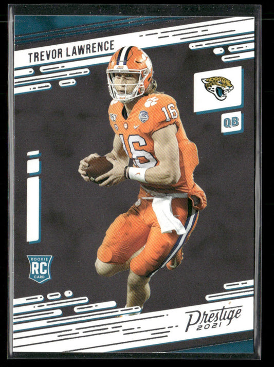 Trevor Lawrence 2021 Panini Prestige #201 RC Jacksonville Jaguars front