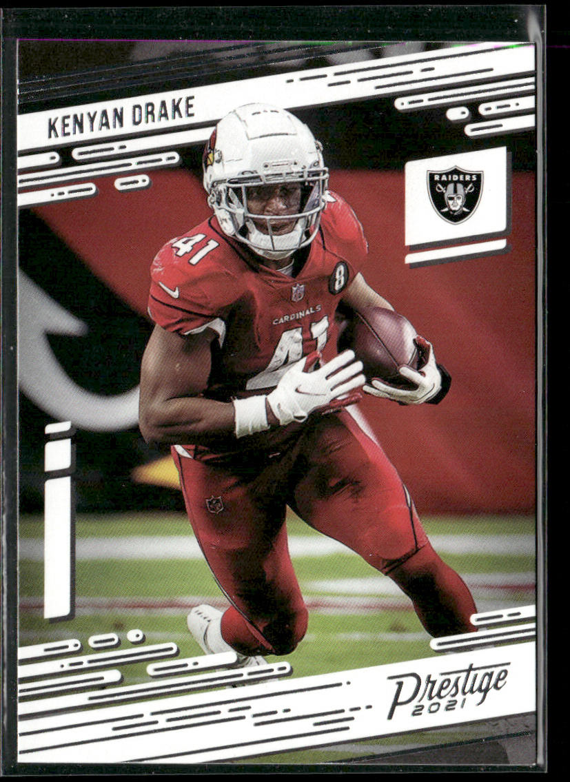 Kenyan Drake 2021 Panini Prestige #143 Las Vegas Raiders front