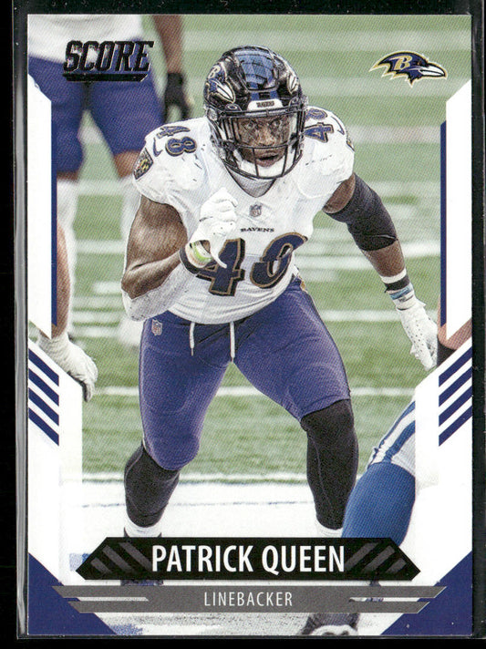 Patrick Queen 2021 Score #90 Baltimore Ravens
