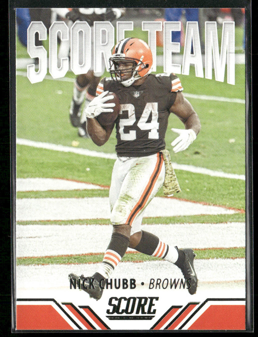 Nick Chubb 2021 Score Score Team #ST9 Cleveland Browns