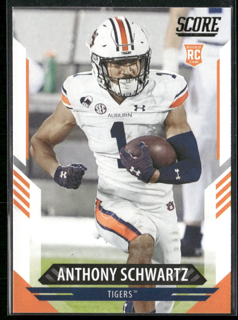 Anthony Schwartz 2021 Score #382 RC Auburn Tigers