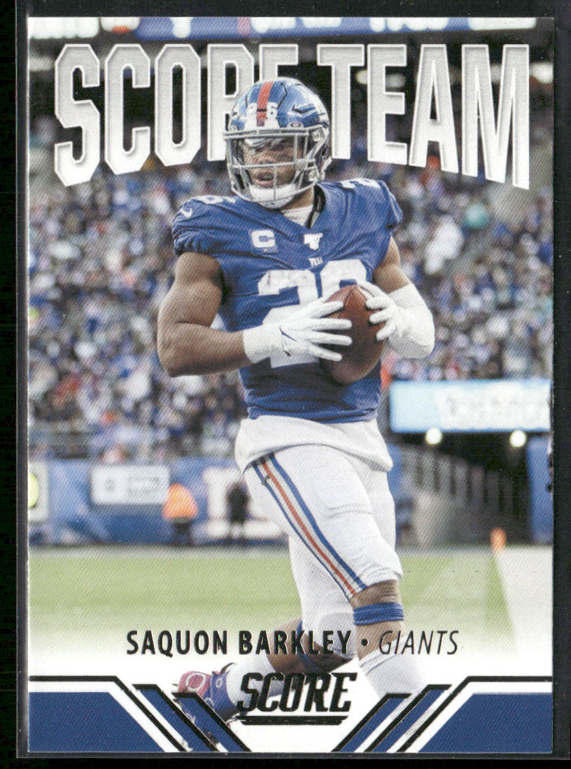 Saquon Barkley 2021 Score Score Team #ST20 New York Giants