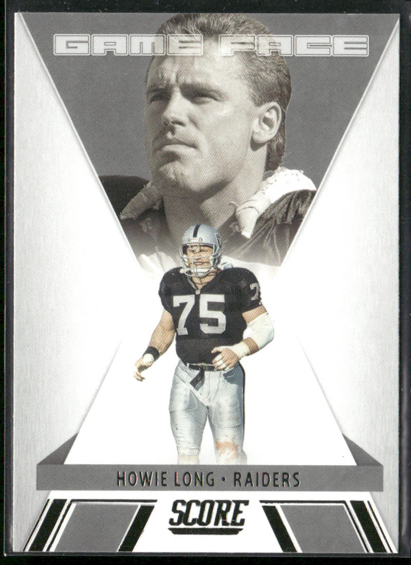 Howie Long 2021 Score Game Face #GF11 Los Angeles Raiders