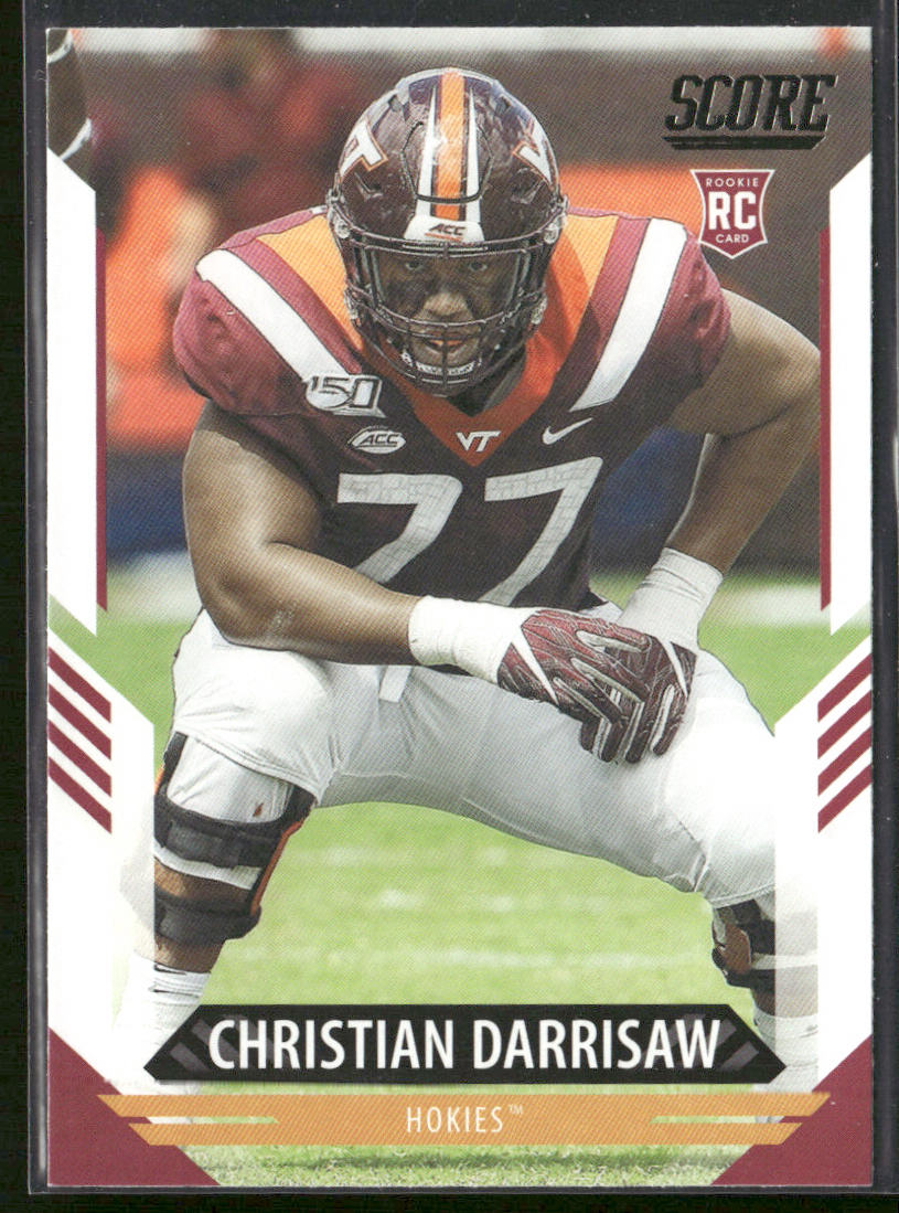 Christian Darrisaw 2021 Score #369 RC Virginia Tech Hokies