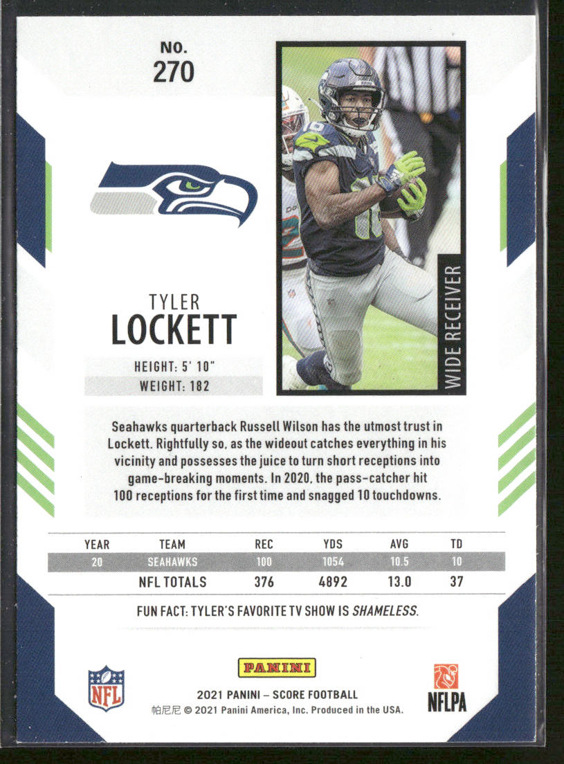 Tyler Lockett 2021 Score #270 Seattle Seahawks