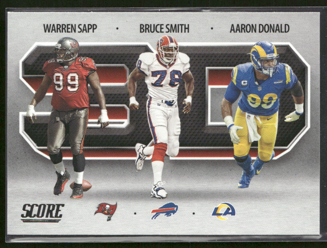 Aaron Donald / Bruce Smith / Warren Sapp 2021 Score 3D #3D7