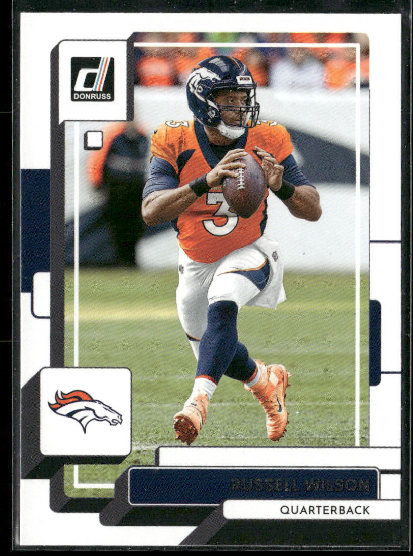 Russell Wilson 2022 Donruss #32 Denver Broncos front