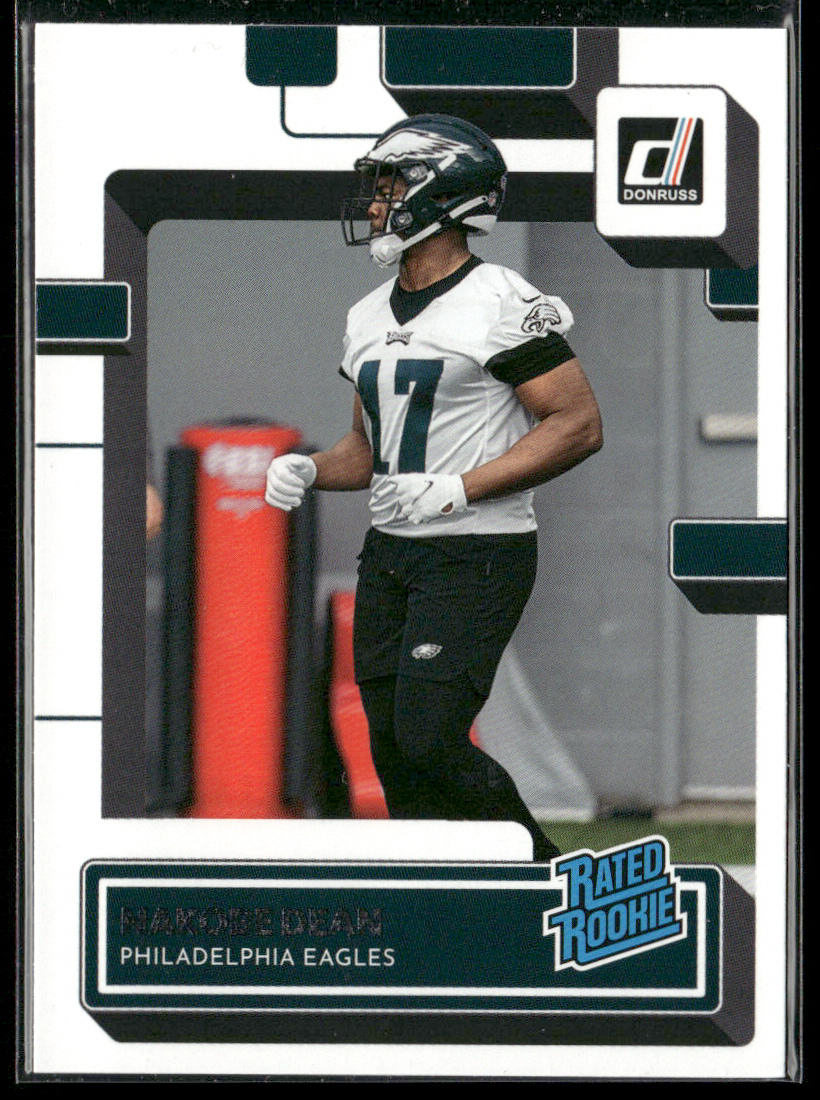 Nakobe Dean 2022 Donruss #387 RC Philadelphia Eagles