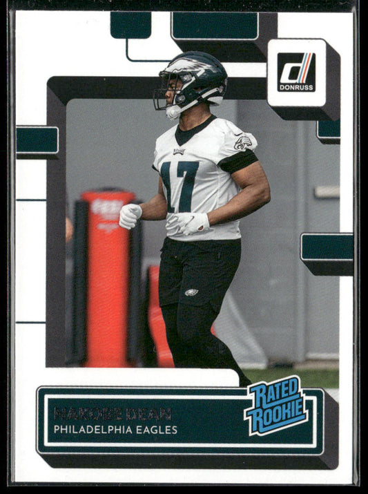 Nakobe Dean 2022 Donruss #387 RC Philadelphia Eagles