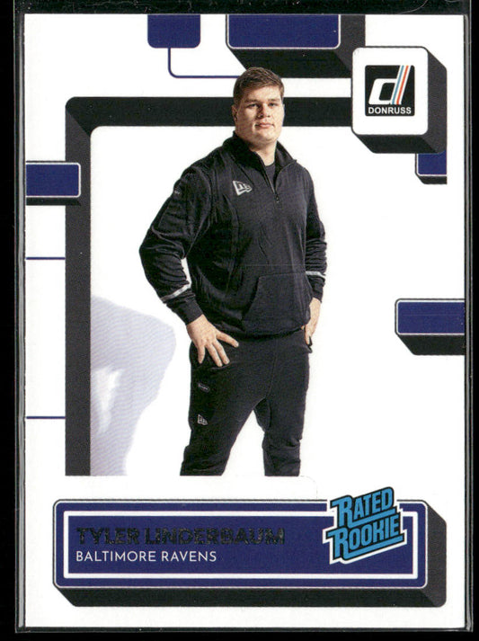 Tyler Linderbaum 2022 Donruss #400 RC Baltimore Ravens
