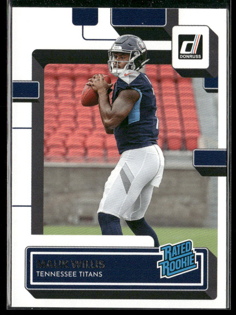 Malik Willis 2022 Donruss #303 RC Tennessee Titans