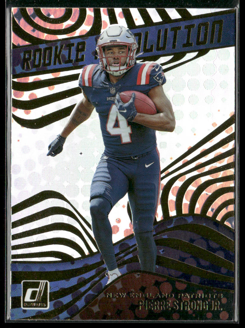 Pierre Strong Jr. 2022 Donruss Rookie Revolution #REV-40 New England Patriots