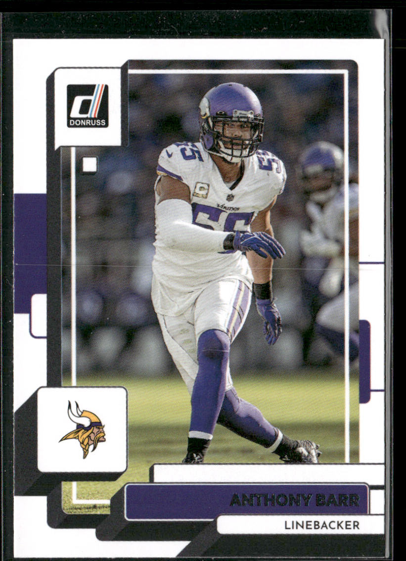Anthony Barr 2022 Donruss #108 Minnesota Vikings front