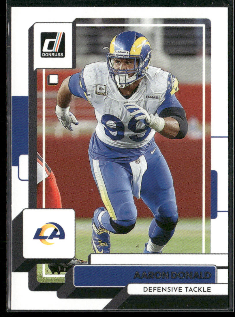 Aaron Donald 2022 Donruss #18 Los Angeles Rams front